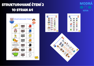 Strukturované čtení II, 10 A4 aktivit